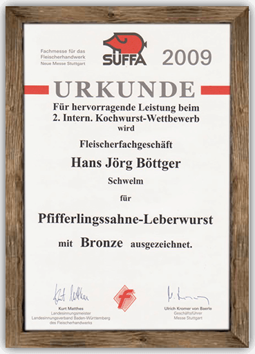 urkunde-suffa-2009-pfifferlingssahne-leberwurst